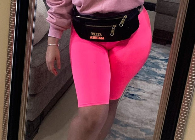Neon Pink Biker Shorts