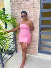 Summer Vibe Mini Dress - Pink